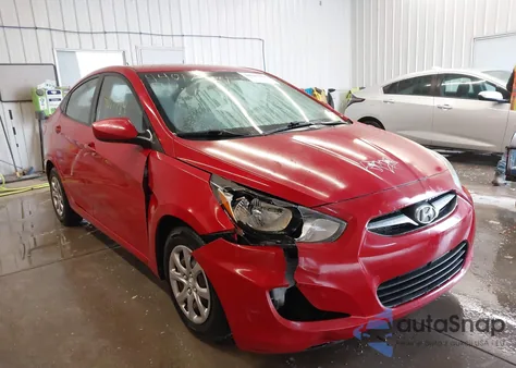 2014 Hyundai Accent Gls from USA, damaged, VIN KMHCT4AE1EU614640